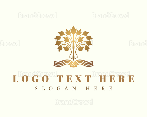 Elegant Knowledge Book Logo