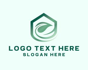Sustainable - Nature Leaf Home logo design