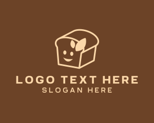 Happy - Bakery Bread Loaf logo design