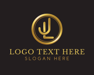 Letter Lj - Deluxe Professional Coin logo design