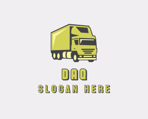 Delivery Cargo Truck Logo