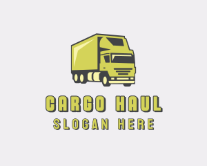 Delivery Cargo Truck logo design