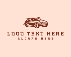 Driving - Fast Car Automotive logo design
