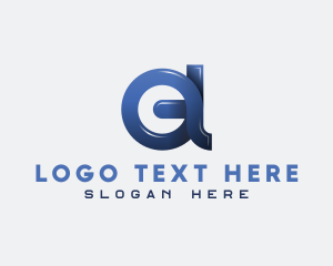 Monogram - Media Company Letter A logo design