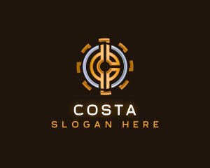 Crypto Coin Currency logo design