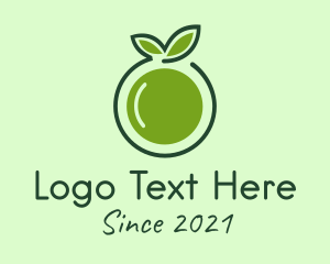 Farming - Organic Guava Fruit logo design