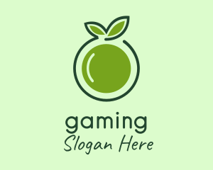 Organic Guava Fruit Logo