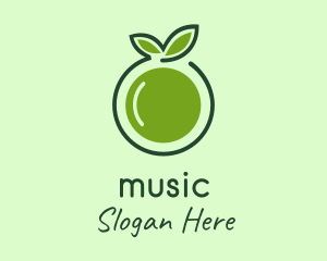 Organic Guava Fruit Logo