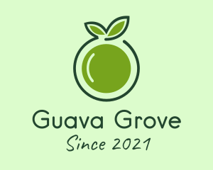 Guava - Organic Guava Fruit logo design