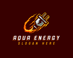 Electric Plug Energy logo design