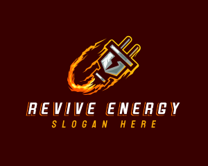 Electric Plug Energy logo design