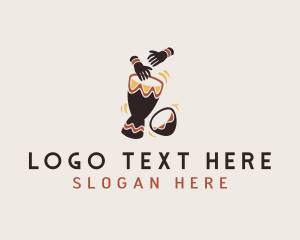 Percussion - Ethnic Percussion Drum logo design