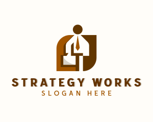 Human Resource Employee Outsourcing logo design