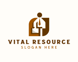 Human Resource Employee Outsourcing logo design