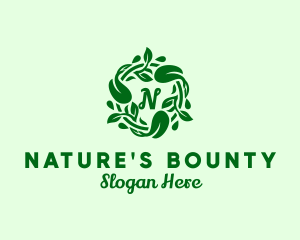 Natural Vines Organic Gourmet logo design