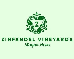 Natural Vines Organic Gourmet logo design