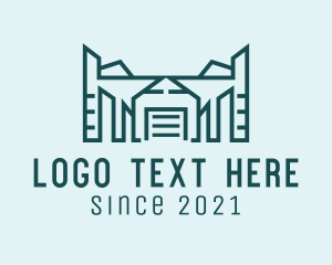 Logistics - Logistics Warehouse Building logo design
