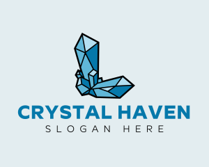 Shiny Gemstone Crystal Letter L logo design