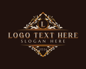 Leaf - Elegant Floral Vine logo design