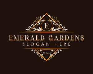 Elegant Floral Vine logo design