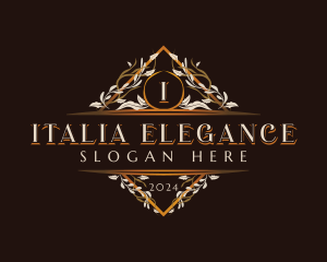 Elegant Floral Vine logo design