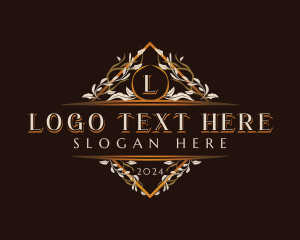 Ornamental - Elegant Floral Vine logo design