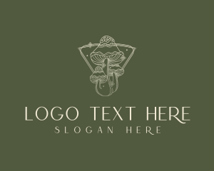 Organic - Fungus Shrooms Dispensary logo design