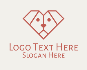 Geometric Puppy Dog Logo