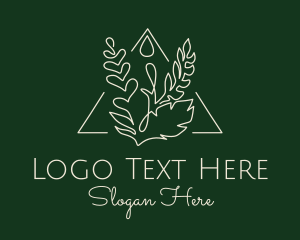 Meditation - Herbal Oil Extract logo design