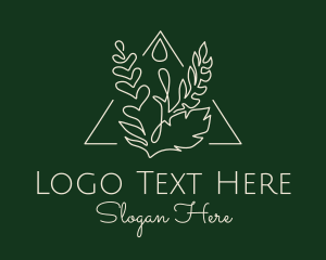 Calm - Herbal Oil Extract logo design