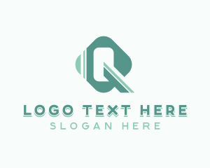 Technology - Cyber Programmer Letter Q logo design