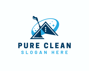 Home Cleaning Pressure Washer logo design