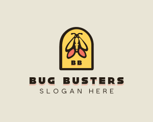 Butterfly Bug Wings logo design