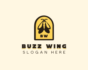 Butterfly Bug Wings logo design