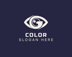 Optics - Tech Eye Lens Letter G logo design