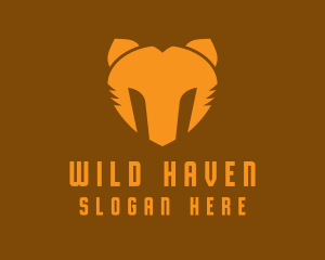 Wild Orange Helmet logo design