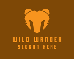 Wild Orange Helmet logo design