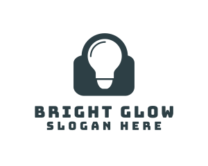 Light - Light Bulb Lock logo design