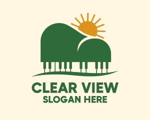 Piano Mountain View logo design