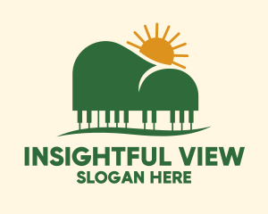 Piano Mountain View logo design