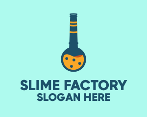 Factory Liquid Flask logo design