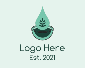 Essence - Natural Oil Droplet, logo design
