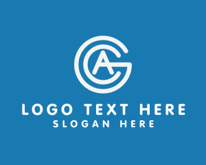 Mobile - Media Business Letter GCA logo design