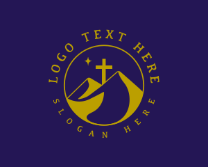 Religion - Sacred Mountain Church logo design