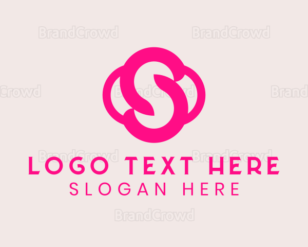 Pink Boutique Letter S Logo