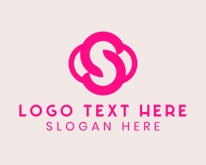 Boutique - Pink Boutique Letter S logo design