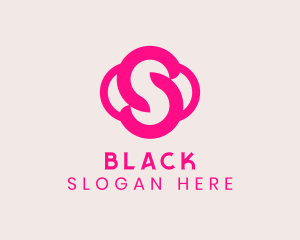 Floral - Pink Boutique Letter S logo design