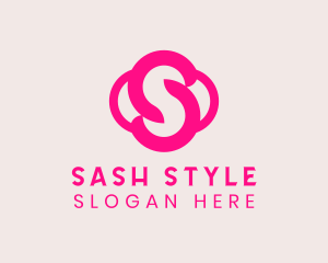 Pink Boutique Letter S  logo design