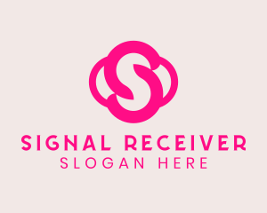 Pink Boutique Letter S  logo design