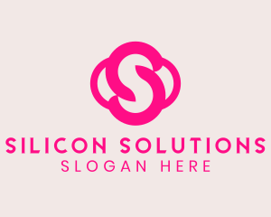 Pink Boutique Letter S  logo design